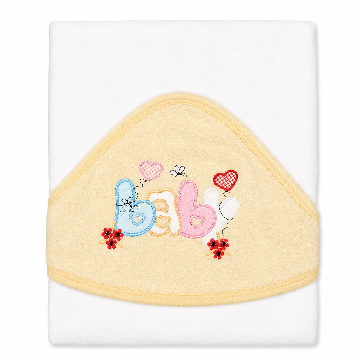 BABY HOODED BATH TOWEL BABY ORANGE MUMS WORLD - image 2