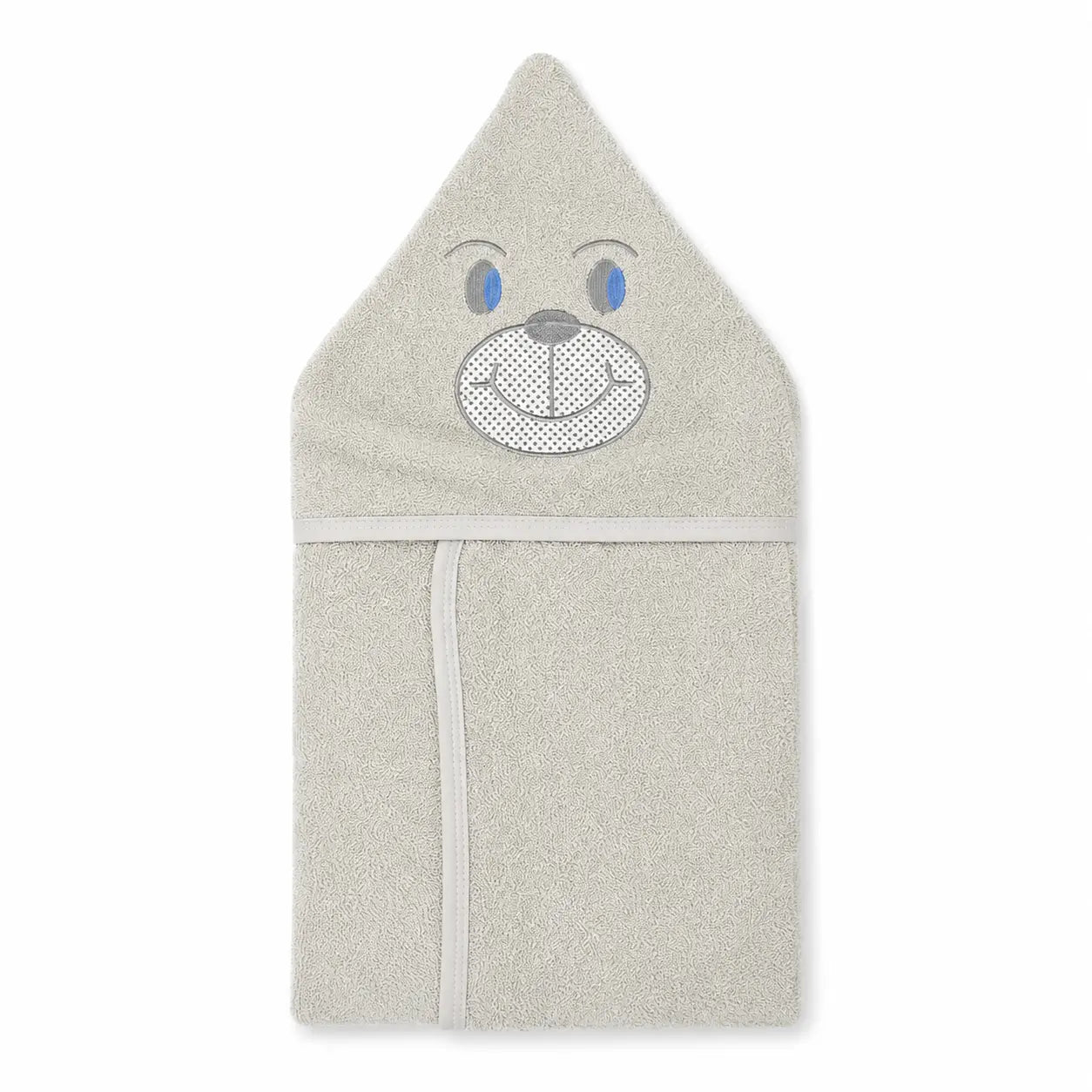BABY HOODED BATHTOWEL TERRY BEAR SKIN