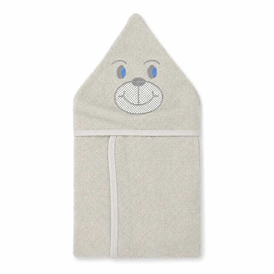 BABY HOODED BATHTOWEL TERRY BEAR SKIN