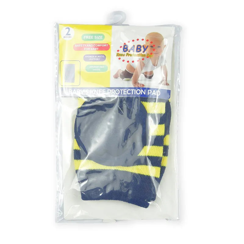 BABY KNEE PAD LINE PRINTED BLUE - image 2