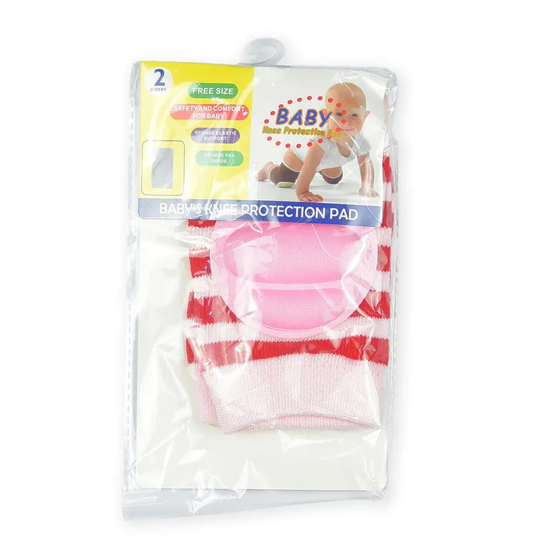 BABY KNEE PAD LINE PRINTED PINK - image 2