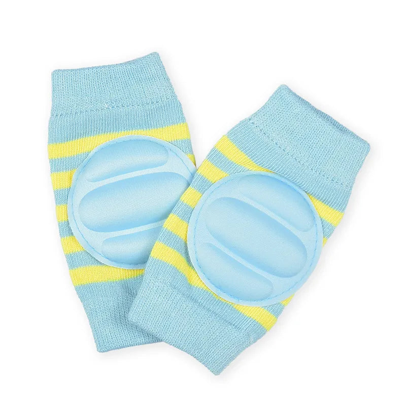 BABY KNEE PAD LINE PRINTED SKY BLUE