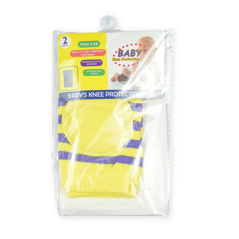 BABY KNEE PAD LINE PRINTED YELLOW - image 2