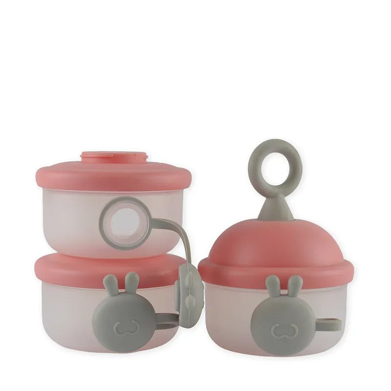 Baby Milk Container 3pcs Peach