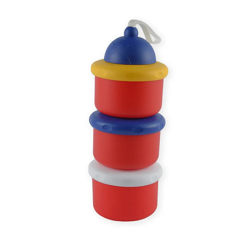 BABY MILK CONTAINER 3PCS RED