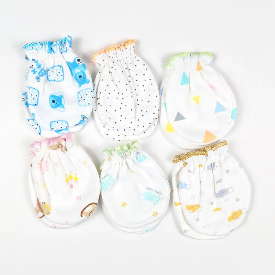 Baby Mittens 6pcs Pack Little Home