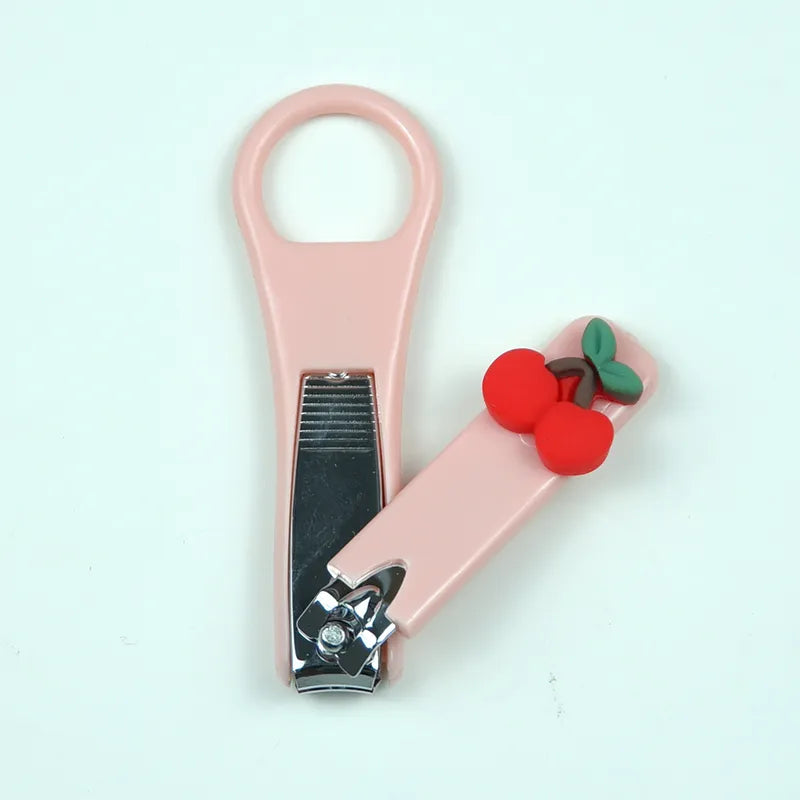 BABY NAIL CLIPPER CHEERY BABY PINK