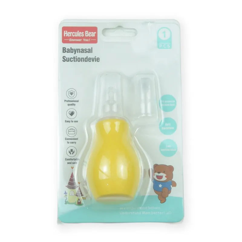 BABY NOSE CLEANER SILICON YELLOW