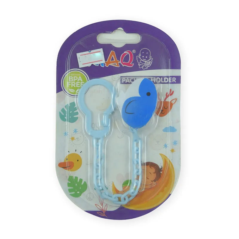 BABY PACIFIER HOLDER DOLPHIN BLUE