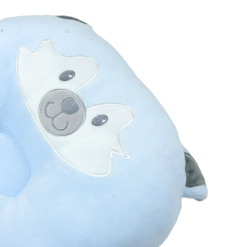Blue Bear-Shaped Baby Pillow – additional product view 2 of 2