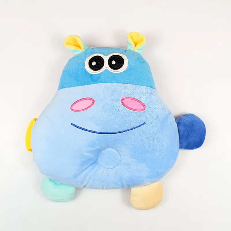 BABY PILLOW SLEEPY OWL BLUE