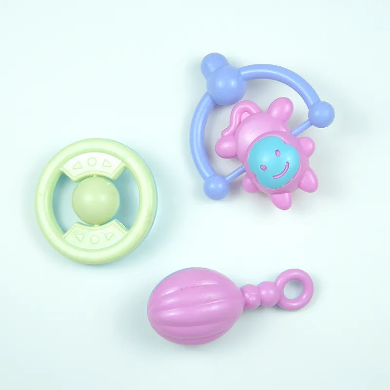 BABY RATTLE SET 3PCS CYAN - image 2