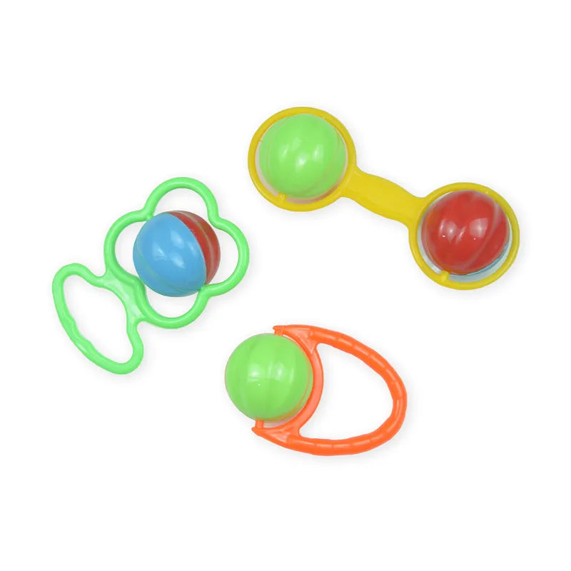 BABY RATTLE SET 3PCS RED - image 2