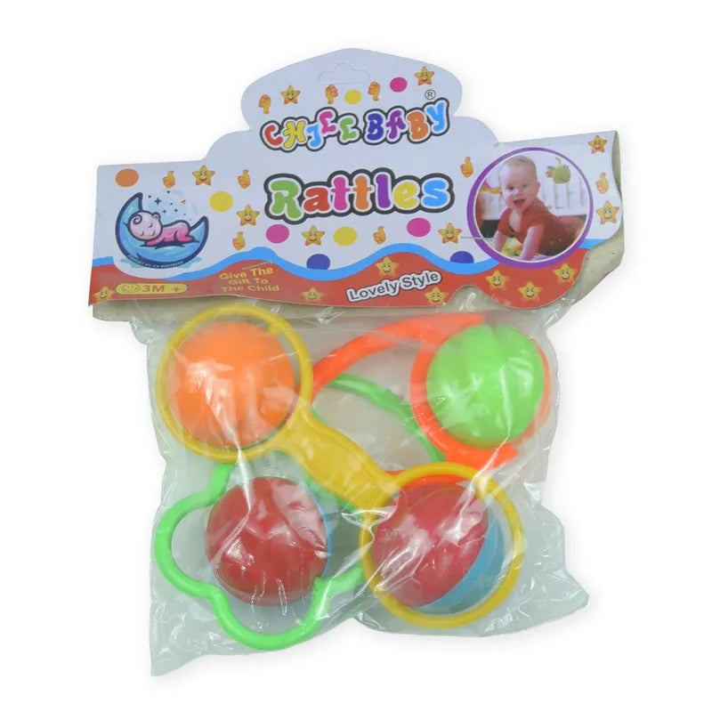 BABY RATTLE SET 3PCS RED - image 3