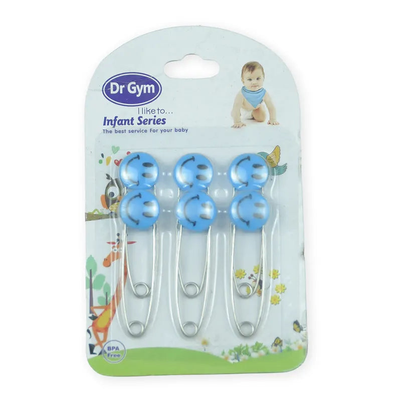 BABY SAFETY PIN 3PCS SET BLUE
