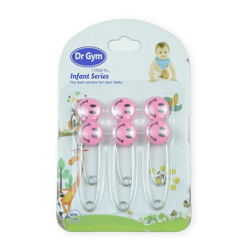 BABY SAFETY PIN 3PCS SET PINK
