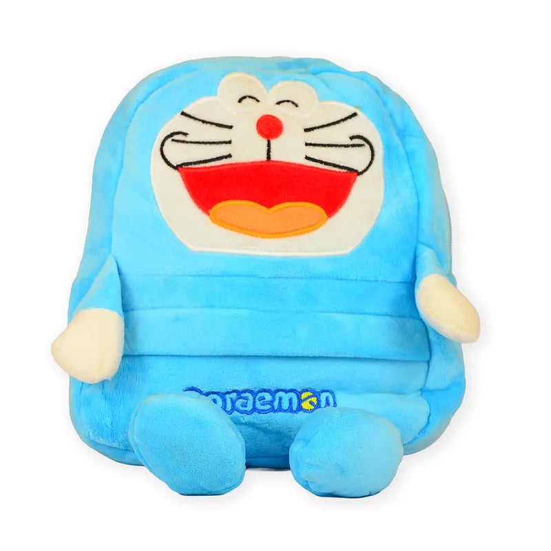 ULTIMATE DOREMON 2 IN 1 SOFT TOY & SHOULDER BAG CYAN AND WHITE EDITION