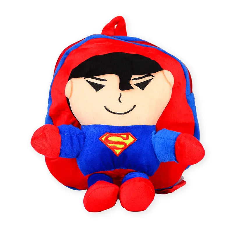 ULTIMATE MARVEL SUPER MAN 2 IN 1 SOFT TOY & SHOULDER BAG RED AND BLUE EDITION