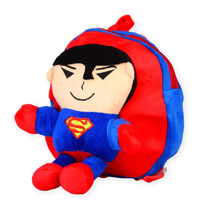 ULTIMATE MARVEL SUPER MAN 2 IN 1 SOFT TOY & SHOULDER BAG RED AND BLUE EDITION
