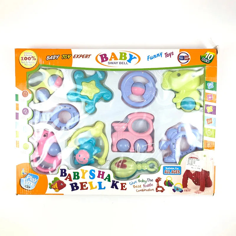 BABY SHAKE BELL BOX 10PCS