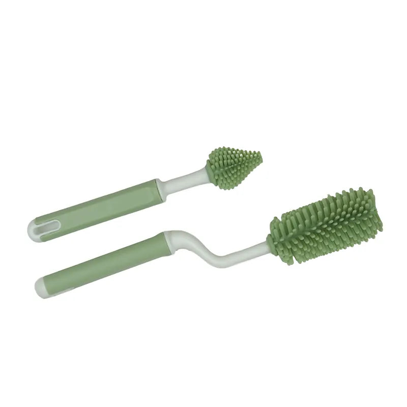 BABY SILICONE BOTTLE BRUSH GREEN SMART BABY