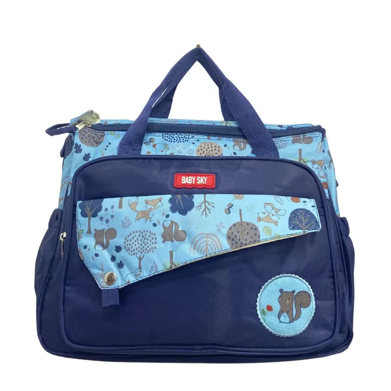 BABY SKY DIAPER BAG FULL SIZE BLUE