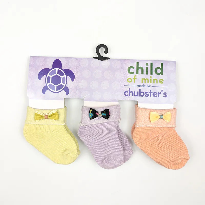 BABY SOCKS FANCY 3PCS PACK BOO CHUBESTER`S