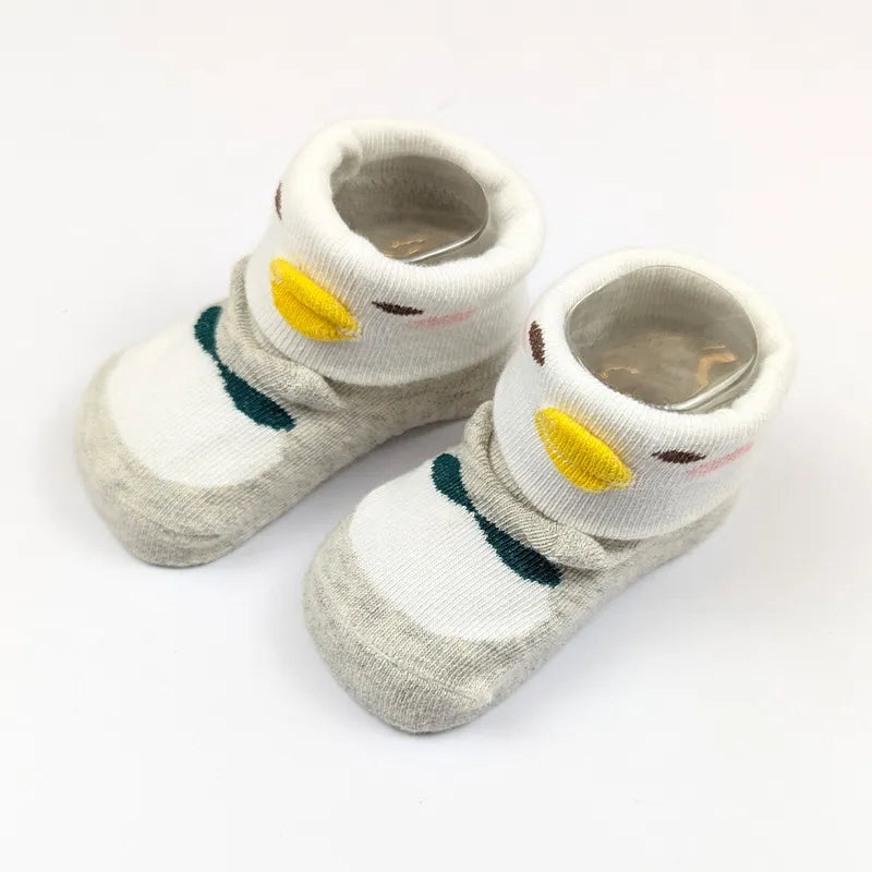 BABY SOCKS SOFT & COMFY BOOTIES IMP CHINA LIGHT GREY