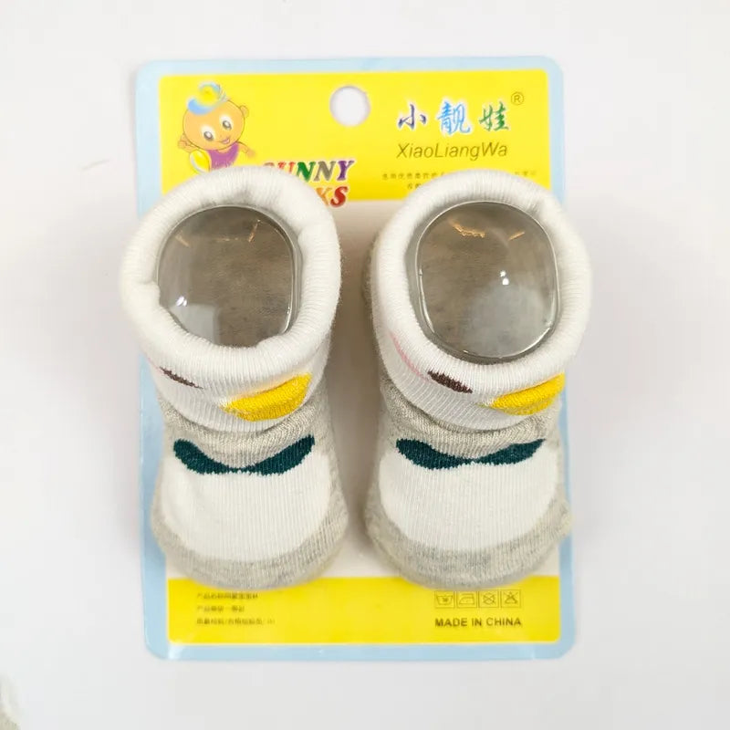 BABY SOCKS SOFT & COMFY BOOTIES IMP CHINA LIGHT GREY - image 2