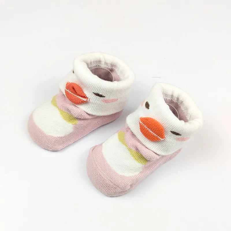BABY SOCKS SOFT & COMFY BOOTIES IMP CHINA PINK