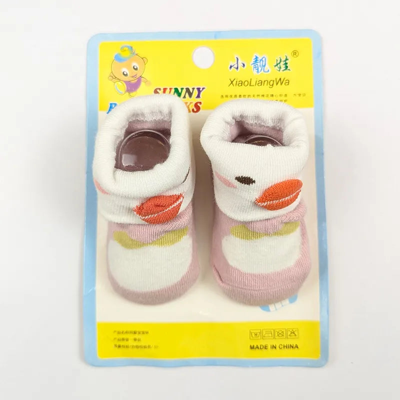 BABY SOCKS SOFT & COMFY BOOTIES IMP CHINA PINK - image 2