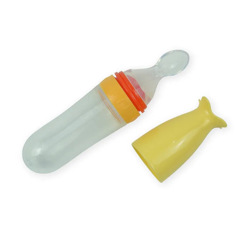 BABY SPOON FEEDER SILICONE YELLOW - image 3