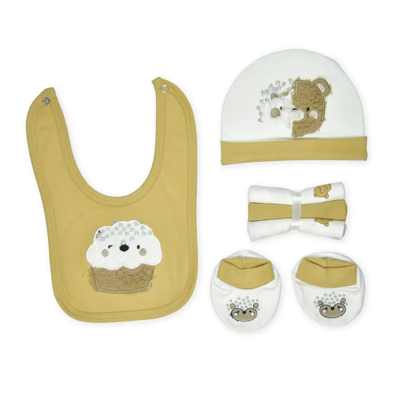 BABY STARTER SET 10 PIECES BEAR/CUPCAKE BROWN - image 2