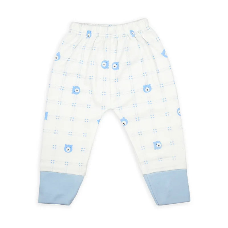 BABY STARTER SET 10 PIECES CHECK PRINT BEAR BLUE - image 5