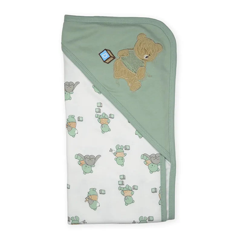 BABY STARTER SET 11 PIECES BEAR GREEN - image 5