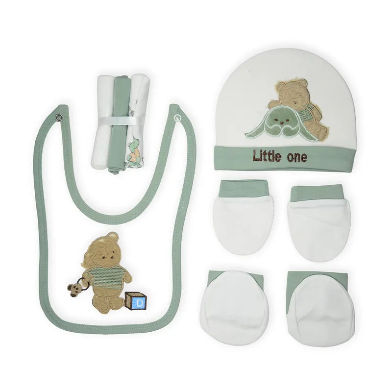 BABY STARTER SET 11 PIECES BEAR GREEN - image 3