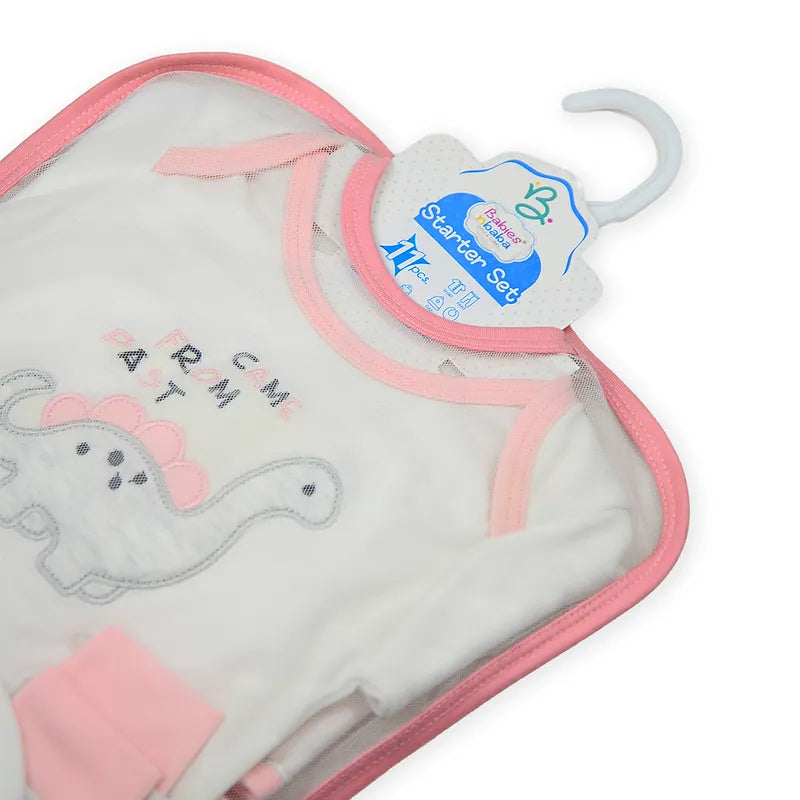 BABY STARTER SET 11 PIECES DINO PINK - image 6