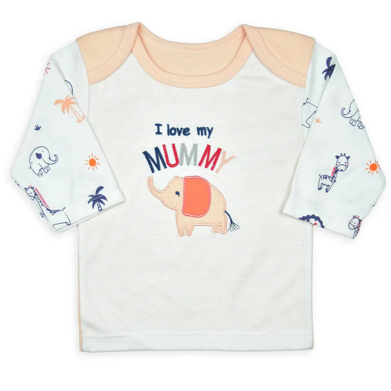 BABY STARTER SET 11 PIECES ELEPHANT PRINT PEACH - image 4