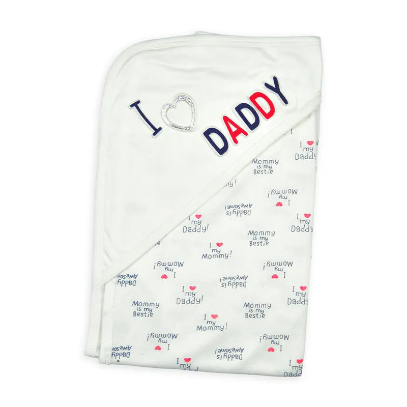 BABY STARTER SET 11 PIECES I LOVE DADDY WHITE - image 5