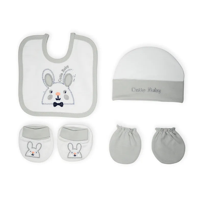 BABY STARTER SET 11 PIECES RABBIT GREY - image 6