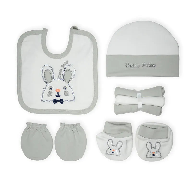BABY STARTER SET 11 PIECES RABBIT GREY - image 2