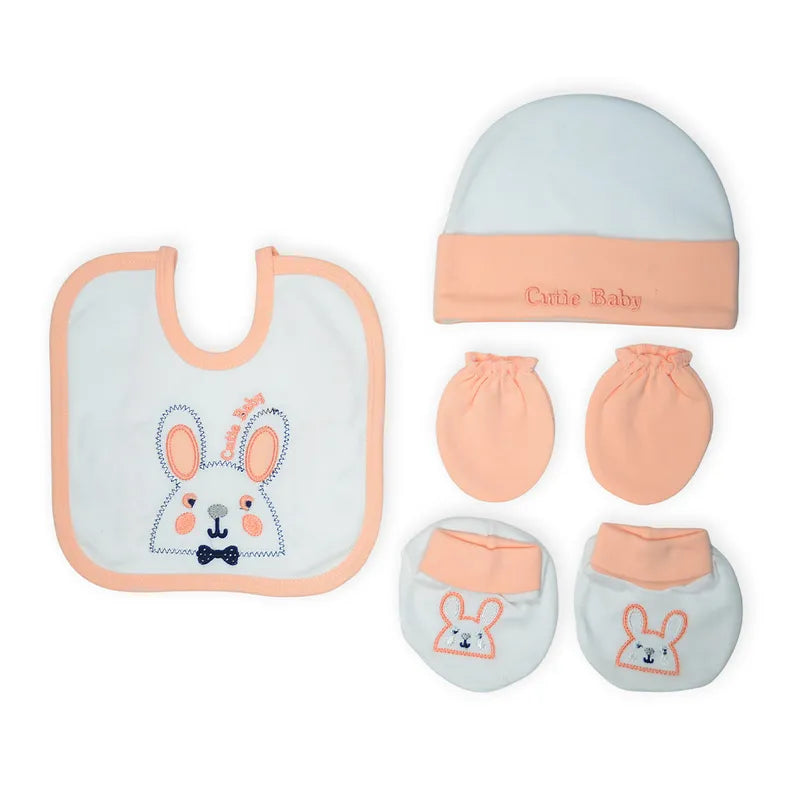 BABY STARTER SET 11 PIECES RABBIT PEACH - image 2