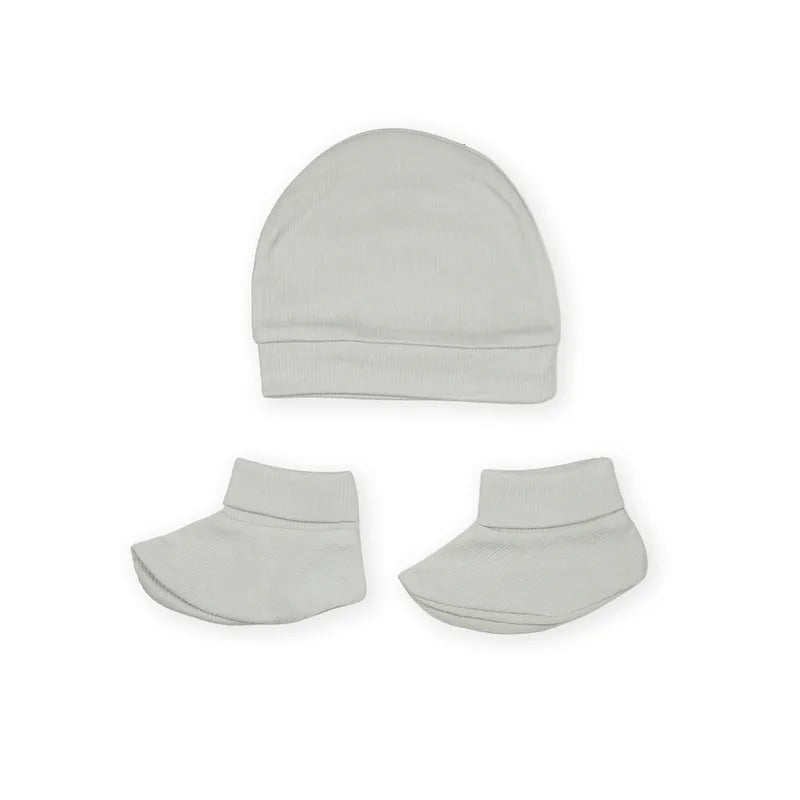 BABY STARTER SET 5 PIECES KOTRAI EMB I LOVE DADDY GREY - image 4