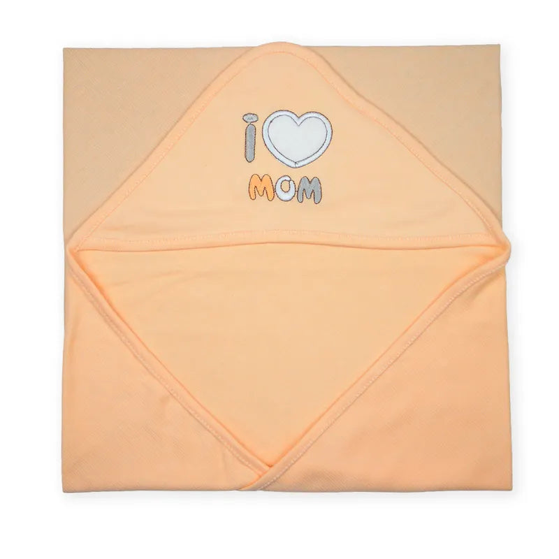 BABY STARTER SET 5 PIECES KOTRAI EMB I LOVE MUMMY PEACH - image 3