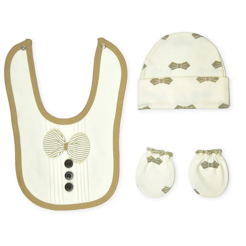 BABY STARTER SET 7 PIECES BOO BEAR PRINT BROWN - image 2