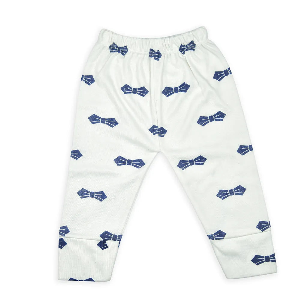 BABY STARTER SET 7 PIECES BOO BEAR PRINT NAVY BLUE - image 3