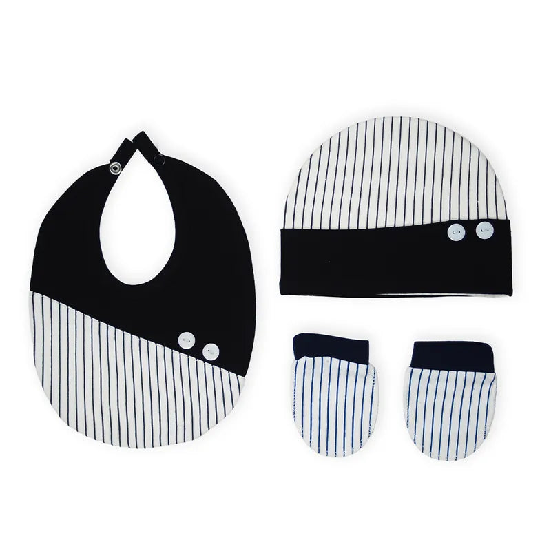 BABY STARTER SET 7 PIECES BOW BLACK - image 2
