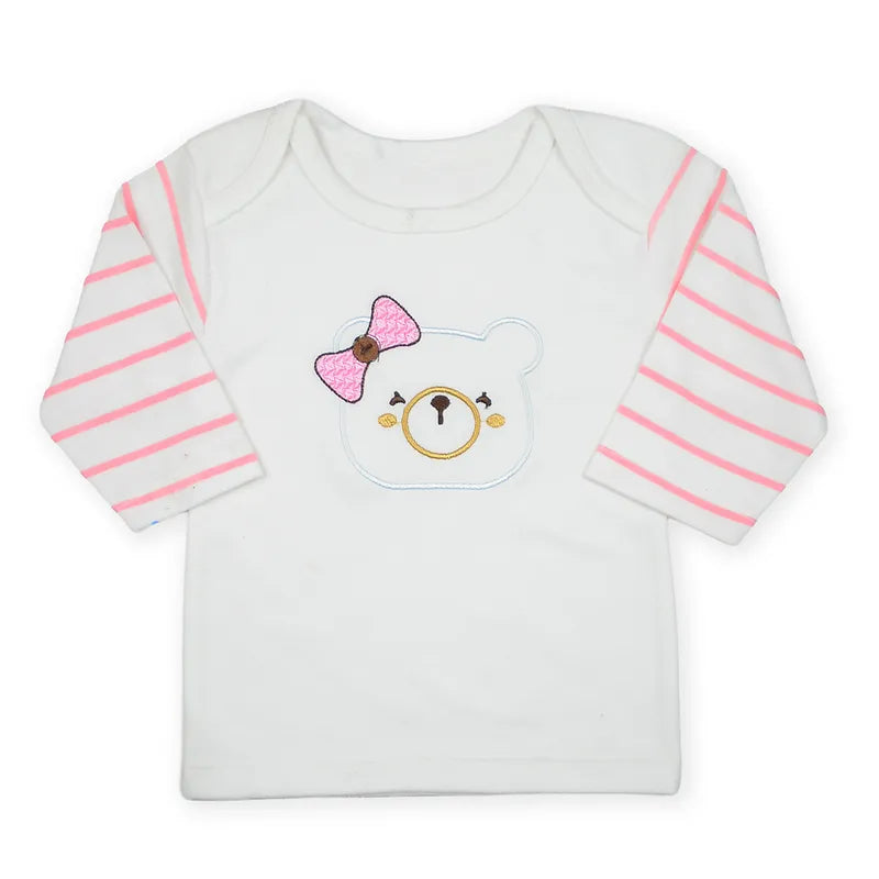 BABY STARTER SET 7 PIECES EMB BEAR BABY PINK - image 3