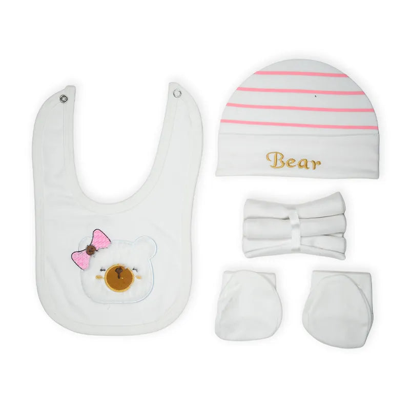 BABY STARTER SET 7 PIECES EMB BEAR BABY PINK - image 2