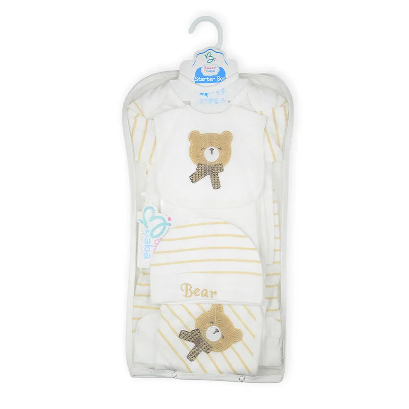 BABY STARTER SET 7 PIECES EMB BEAR SKIN - image 2